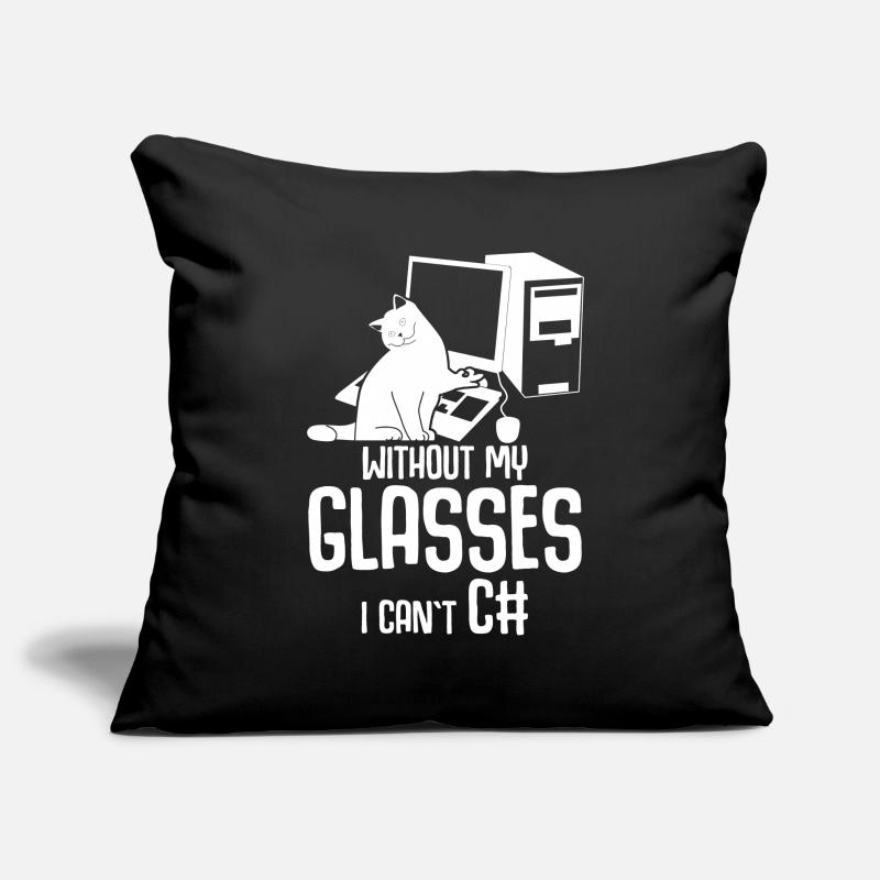 Programmer Computer Science Admin Sofa pillowcase 17,3'' x 17,3'' (45 x 45 cm)