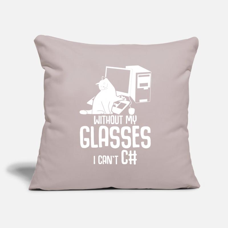 Programmer Computer Science Admin Sofa pillowcase 17,3'' x 17,3'' (45 x 45 cm)