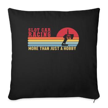 Slot Car more than a Hobby Minicar Slot Car RC - Sofa pillowcase 17,3'' x 17,3'' (45 x 45 cm) - black - Front