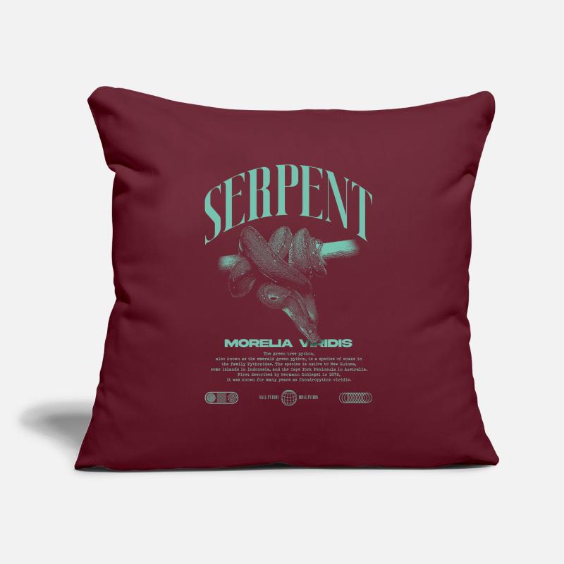 Grüner Baum Python Modern Reptile Keeper Streetwear Sofakissenbezug 45 x 45 cm