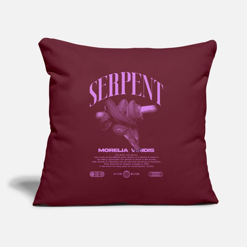 Green Tree Python Modern Reptile Keeper Streetwear Sofa pillowcase 17,3'' x 17,3'' (45 x 45 cm)