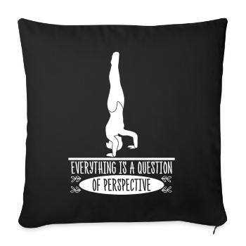 Gymnast Handstand Gymnastics Handstands - Sofakissenbezug 45 x 45 cm - Schwarz - Vorne