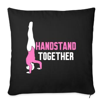 Gymnast Handstand Handstands - Sofakissenbezug 45 x 45 cm - Schwarz - Vorne