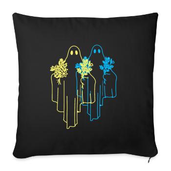 Geist Geister Gespenster Gespenst Spuk Natur - Sofakissenbezug 45 x 45 cm - Schwarz - Vorne