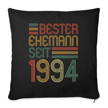 Best husband since 1994 30th wedding anniversary - Sofa pillowcase 17,3'' x 17,3'' (45 x 45 cm) - black - Front