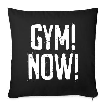 Bodybuilding Motivation Bodybuilder Gym - Sofa pillowcase 17,3'' x 17,3'' (45 x 45 cm) - black - Front