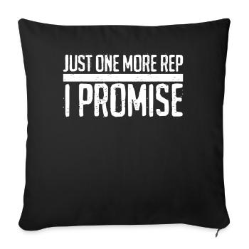 Gym Motivation Bodybuilding Bodybuilder - Sofa pillowcase 17,3'' x 17,3'' (45 x 45 cm) - black - Front