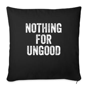 Rien pour un mauvais Danglais - Housse de coussin décorative 45 x 45 cm - noir - Devant