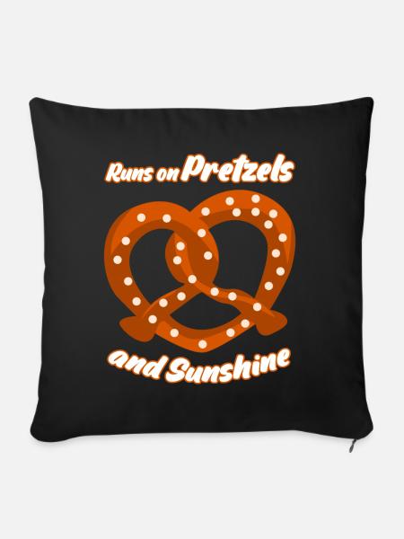 Pretzel - Sofakissenbezug 45 x 45 cm - Schwarz