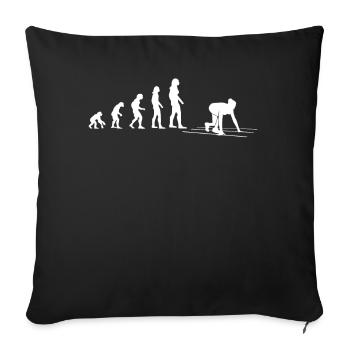Sprint Start - Gift - Sofa pillowcase 17,3'' x 17,3'' (45 x 45 cm) - black - Front