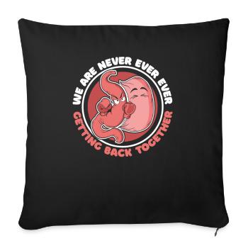 We Are Never Ever Getting Back Together Gastric - Sofa pillowcase 17,3'' x 17,3'' (45 x 45 cm) - black - Front