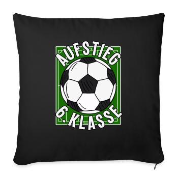 Advancement 6th Grade School Back to School - Sofa pillowcase 17,3'' x 17,3'' (45 x 45 cm) - black - Front