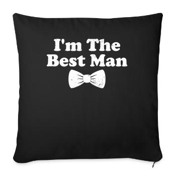Bachelor Bachelor Party - Sofa pillowcase 17,3'' x 17,3'' (45 x 45 cm) - black - Front
