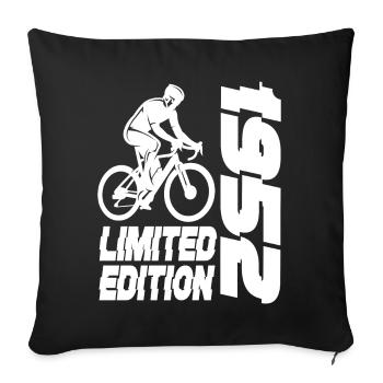 Édition limitée 1952 Édition limitée anniversaire - Housse de coussin décorative 45 x 45 cm - noir - Devant