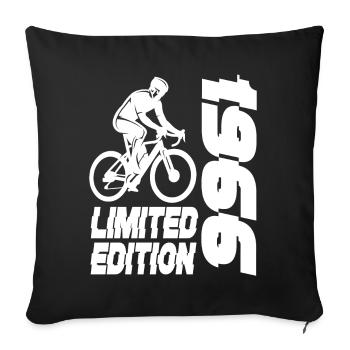 Édition limitée 1966 édition limitée anniversaire - Housse de coussin décorative 45 x 45 cm - noir - Devant