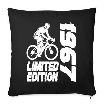 Édition limitée 1967 édition limitée anniversaire - Housse de coussin décorative 45 x 45 cm - noir - Devant