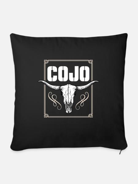 Country Music Countrymusic Geschenk - Sofakissenbezug 45 x 45 cm - Schwarz