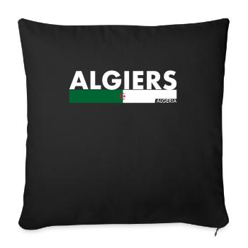Algiers Algeria Algerian Flag Algerian - Sofa pillowcase 17,3'' x 17,3'' (45 x 45 cm) - black - Front