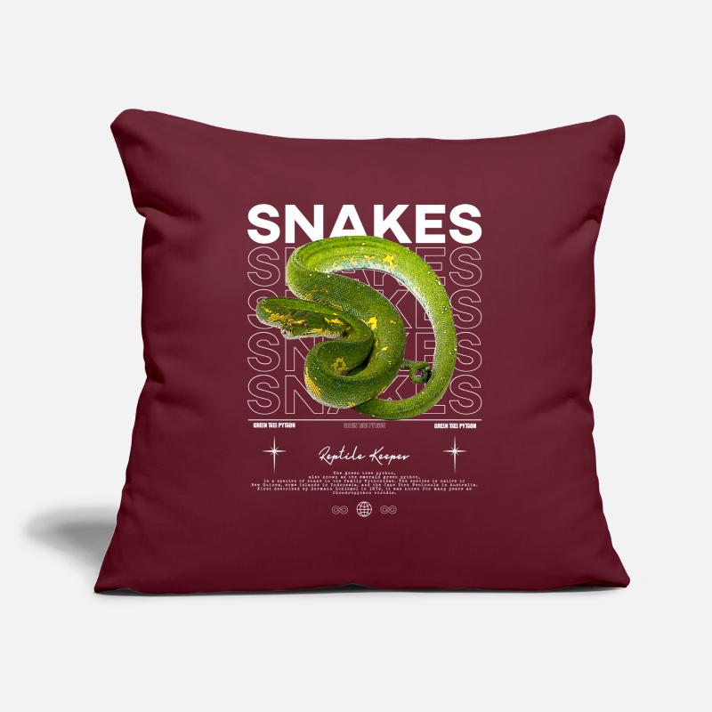 Green Tree Python Modern Streetwear Reptile Keeper Sofa pillowcase 17,3'' x 17,3'' (45 x 45 cm)