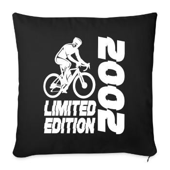 Édition limitée 2002 Vélo en édition limitée - Housse de coussin décorative 45 x 45 cm - noir - Devant