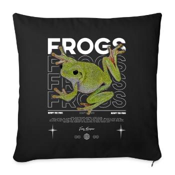 White's Tree Frog Streetwear Frog Keeper - Sofa pillowcase 17,3'' x 17,3'' (45 x 45 cm) - black - Front