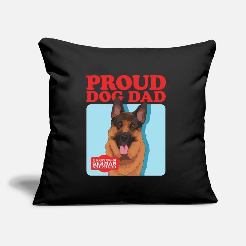 German Shepherd Dad German Shepherd Gift Sofa pillowcase 17,3'' x 17,3'' (45 x 45 cm)