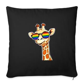 LGBTQ Pride Month - Sofa pillowcase 17,3'' x 17,3'' (45 x 45 cm) - black - Front