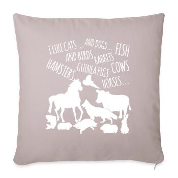 Veterinary Assistant Veterinarian - Sofa pillowcase 17,3'' x 17,3'' (45 x 45 cm) - light taupe - Front