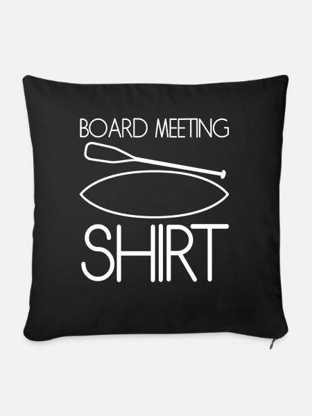SUP-Board Meeting - Sofakissenbezug 45 x 45 cm - Schwarz