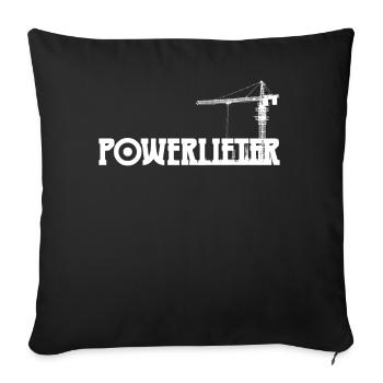 Construction Site Crane - Sofakissenbezug 45 x 45 cm - Schwarz - Vorne