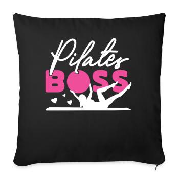 Pilates Instructor Teacher Pilates - Sofakissenbezug 45 x 45 cm - Schwarz - Vorne