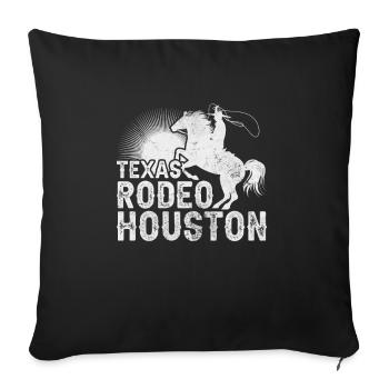 Cowboy - Sofa pillowcase 17,3'' x 17,3'' (45 x 45 cm) - black - Front