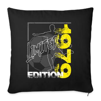 Limited Edition 1979 Limited Edition Football - Sofa pillowcase 17,3'' x 17,3'' (45 x 45 cm) - black - Front