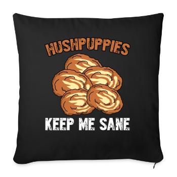 Hushpuppies Joke Hush Puppy Hushpuppy - Sofa pillowcase 17,3'' x 17,3'' (45 x 45 cm) - black - Front