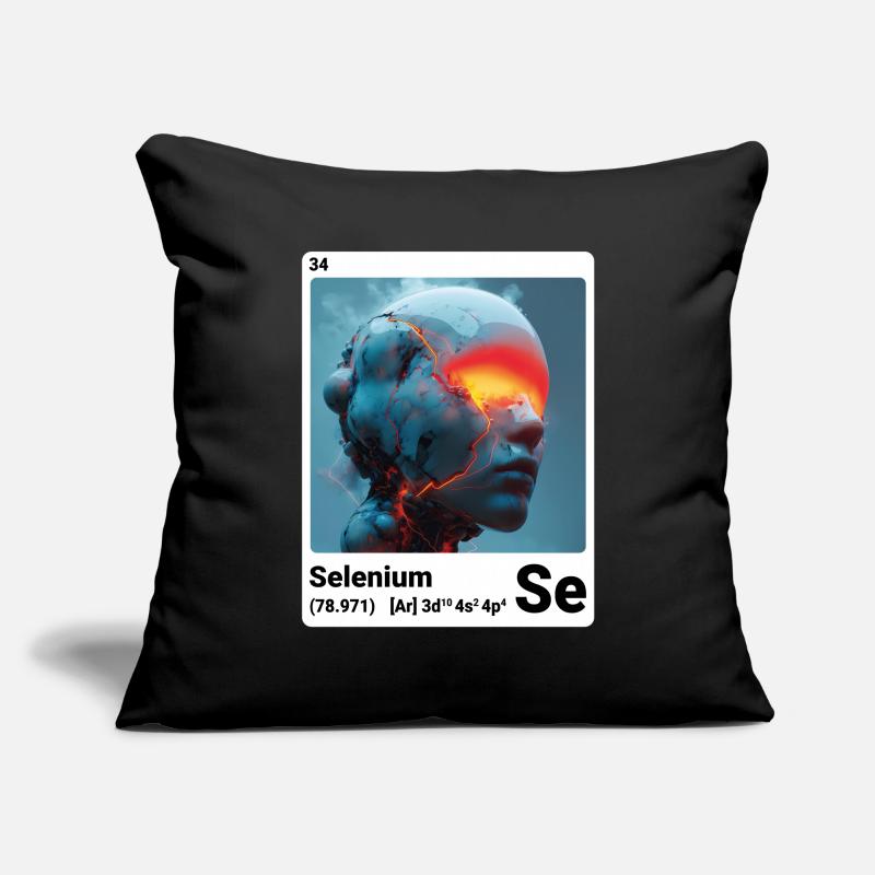 AI am Selenium (wt) Sofa pillowcase 17,3'' x 17,3'' (45 x 45 cm)