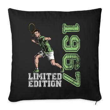 Edition Limitée 1967 Édition Limitée Tennis - Housse de coussin décorative 45 x 45 cm - noir - Devant
