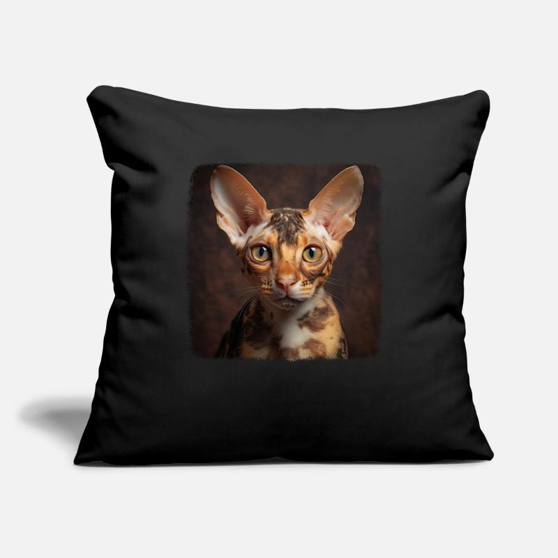 Cornish Rex Kitten Cornish Rex Cat Sofa pillowcase 17,3'' x 17,3'' (45 x 45 cm)