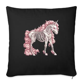 Unicorn Halloween Japanese Unicorn - Sofa pillowcase 17,3'' x 17,3'' (45 x 45 cm) - black - Front