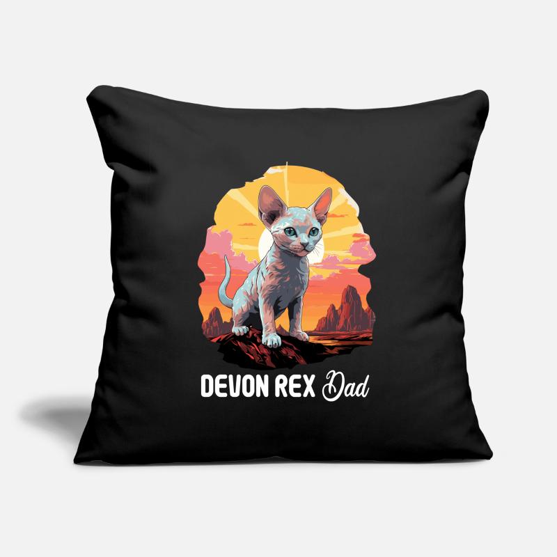 Devon Rex Kätzchen Devon Rex Katze Sofakissenbezug 45 x 45 cm