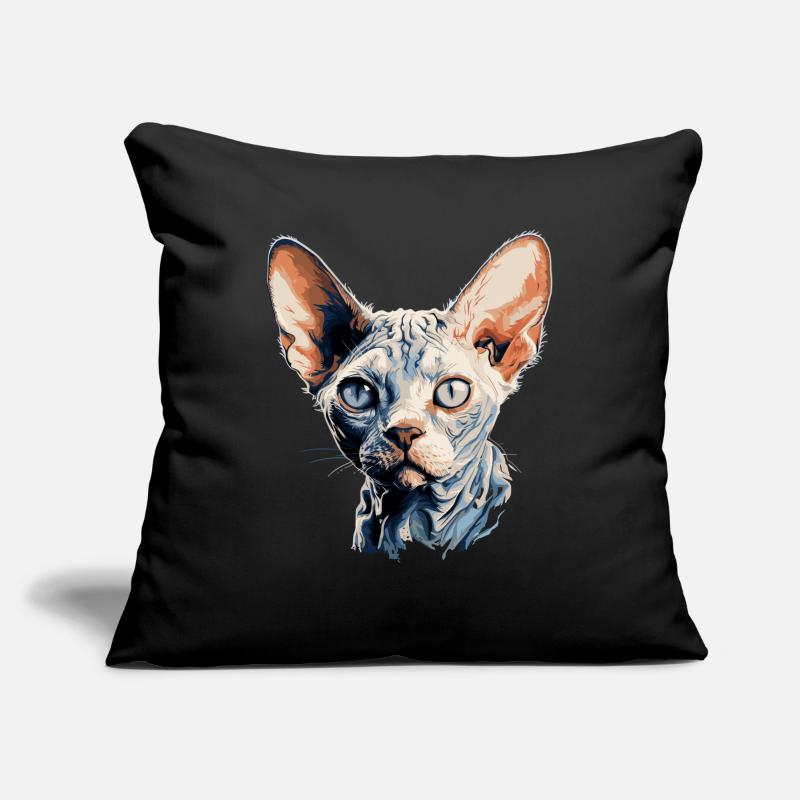 Devon Rex Kätzchen Devon Rex Katze Sofakissenbezug 45 x 45 cm
