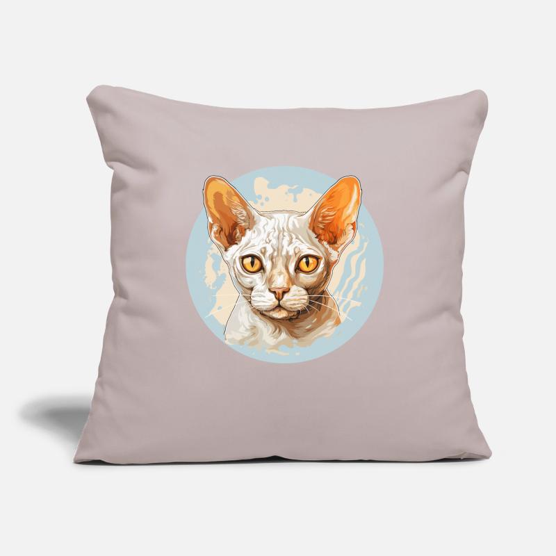 Devon Rex Kätzchen Devon Rex Katze Sofakissenbezug 45 x 45 cm