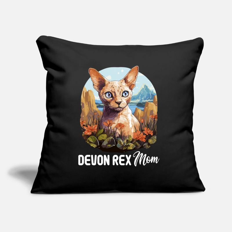 Devon Rex Kätzchen Devon Rex Katze Sofakissenbezug 45 x 45 cm