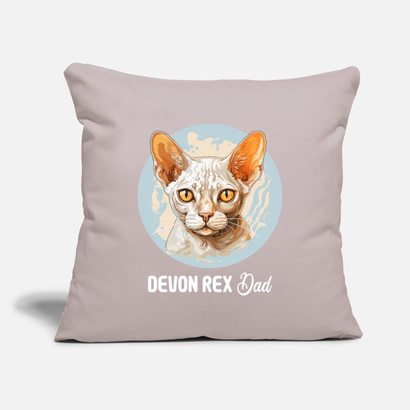 Devon Rex Kätzchen Devon Rex Katze Sofakissenbezug 45 x 45 cm