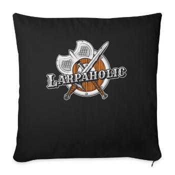 Larpaholic GN Armure Armes Personnage GN - Housse de coussin décorative 45 x 45 cm - noir - Devant