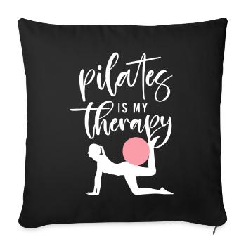 Pilates Instructor Teacher Pilates - Sofakissenbezug 45 x 45 cm - Schwarz - Vorne