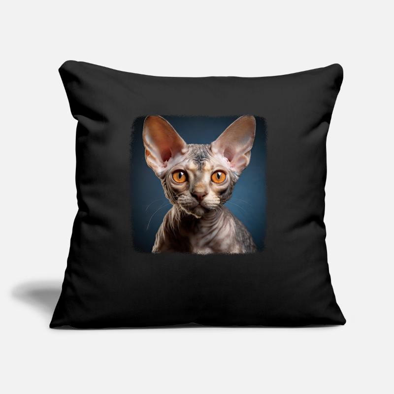 Devon Rex Kätzchen Devon Rex Katze Sofakissenbezug 45 x 45 cm