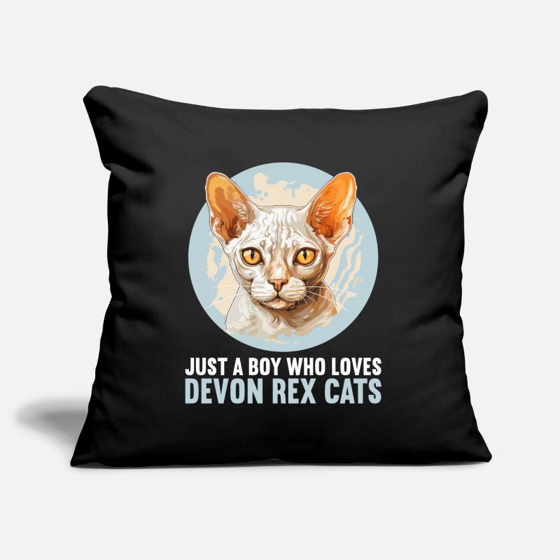 Devon Rex Kätzchen Devon Rex Katze Sofakissenbezug 45 x 45 cm