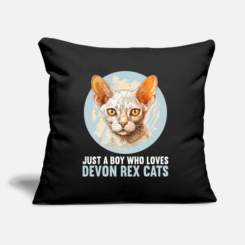 Devon Rex Kätzchen Devon Rex Katze Sofakissenbezug 45 x 45 cm