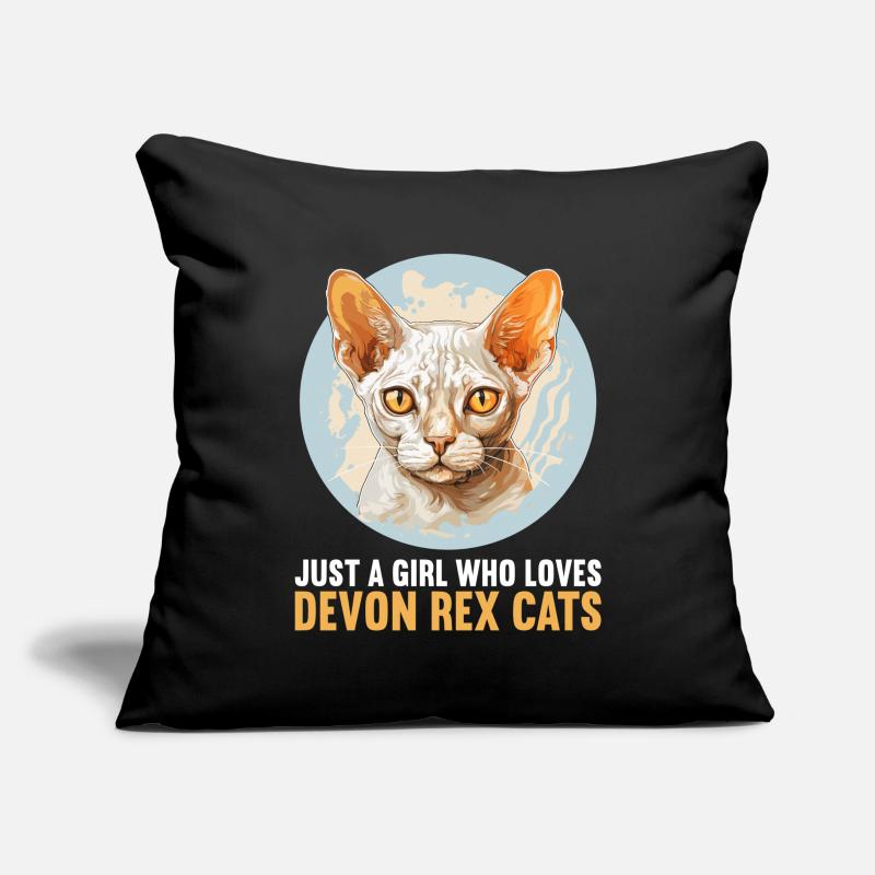 Devon Rex Kätzchen Devon Rex Katze Sofakissenbezug 45 x 45 cm