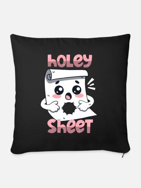 Holey Sheet - Sofakissenbezug 45 x 45 cm - Schwarz